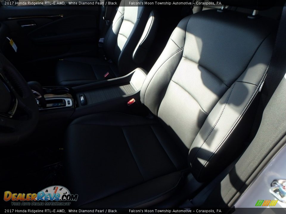 2017 Honda Ridgeline RTL-E AWD White Diamond Pearl / Black Photo #8