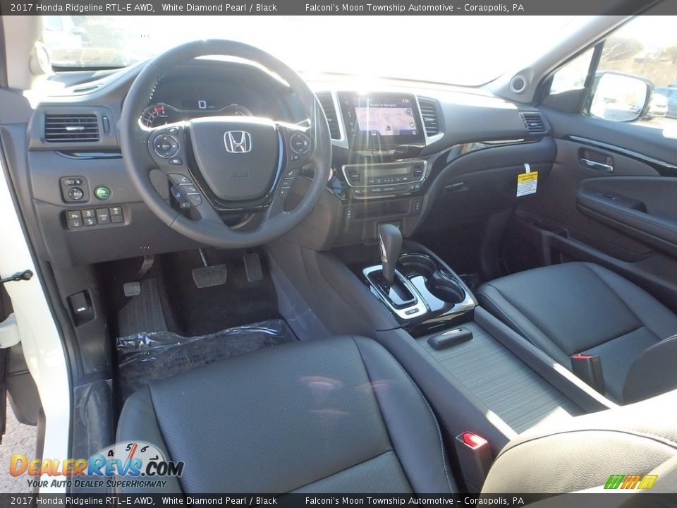 2017 Honda Ridgeline RTL-E AWD White Diamond Pearl / Black Photo #10