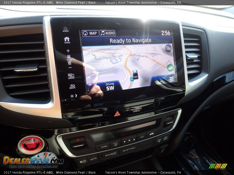 2017 Honda Ridgeline RTL-E AWD White Diamond Pearl / Black Photo #13