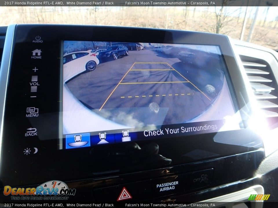 2017 Honda Ridgeline RTL-E AWD White Diamond Pearl / Black Photo #15