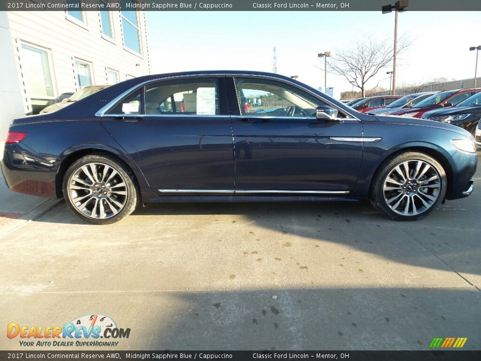 Midnight Sapphire Blue 2017 Lincoln Continental Reserve AWD Photo #3