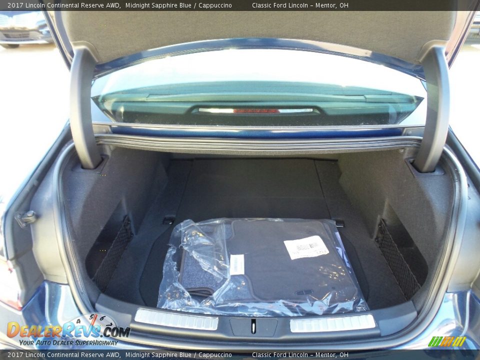 2017 Lincoln Continental Reserve AWD Midnight Sapphire Blue / Cappuccino Photo #6