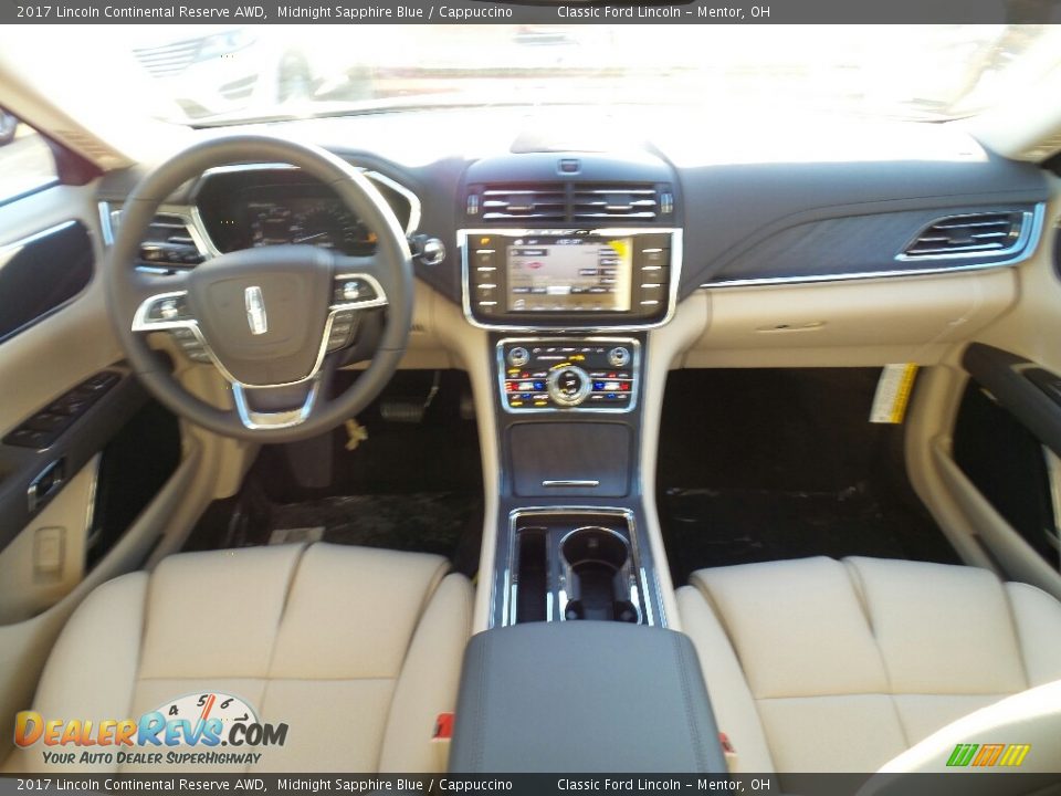 2017 Lincoln Continental Reserve AWD Midnight Sapphire Blue / Cappuccino Photo #7
