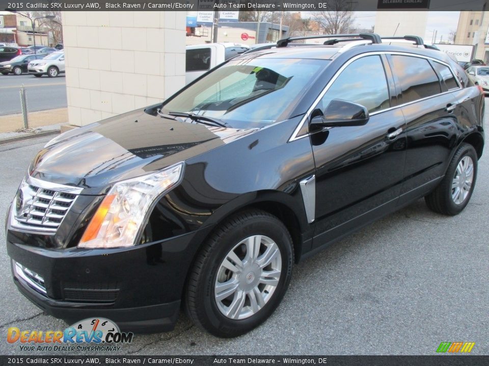 2015 Cadillac SRX Luxury AWD Black Raven / Caramel/Ebony Photo #2