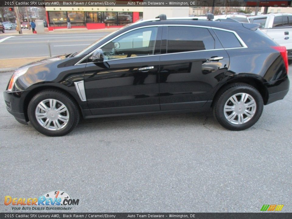 2015 Cadillac SRX Luxury AWD Black Raven / Caramel/Ebony Photo #3
