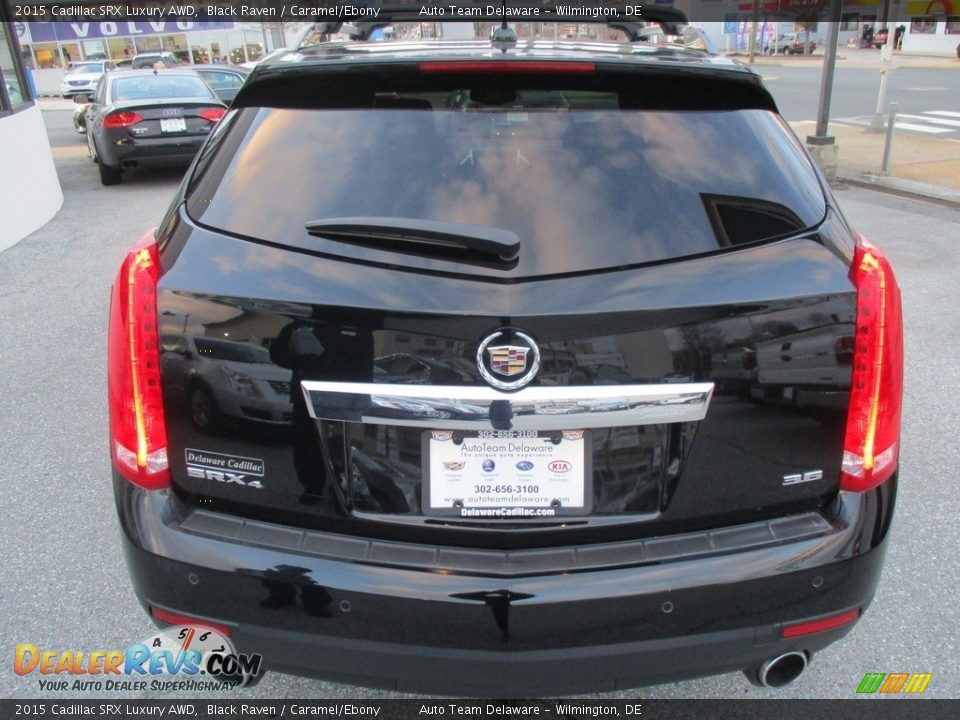2015 Cadillac SRX Luxury AWD Black Raven / Caramel/Ebony Photo #5