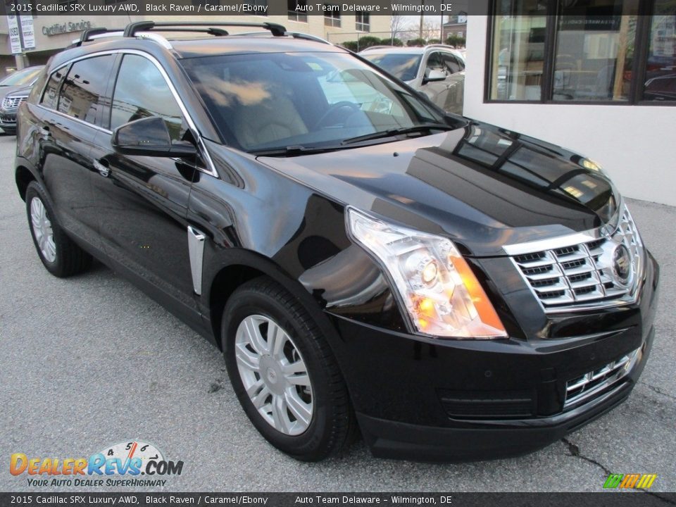 2015 Cadillac SRX Luxury AWD Black Raven / Caramel/Ebony Photo #8
