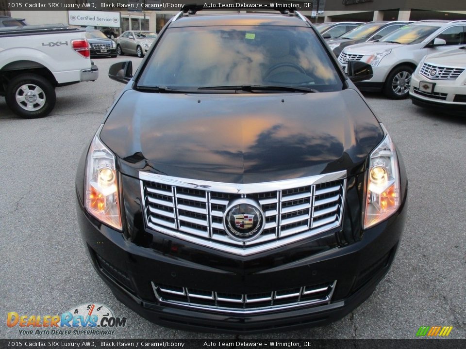 2015 Cadillac SRX Luxury AWD Black Raven / Caramel/Ebony Photo #9