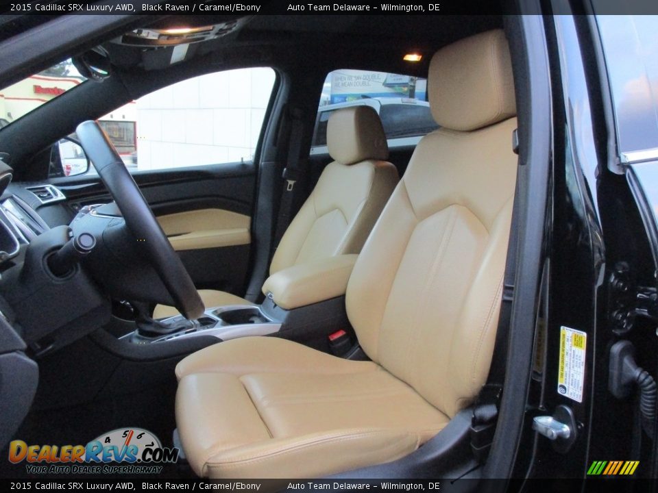 2015 Cadillac SRX Luxury AWD Black Raven / Caramel/Ebony Photo #11