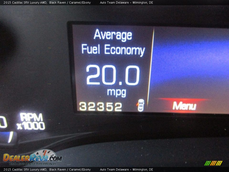2015 Cadillac SRX Luxury AWD Black Raven / Caramel/Ebony Photo #15