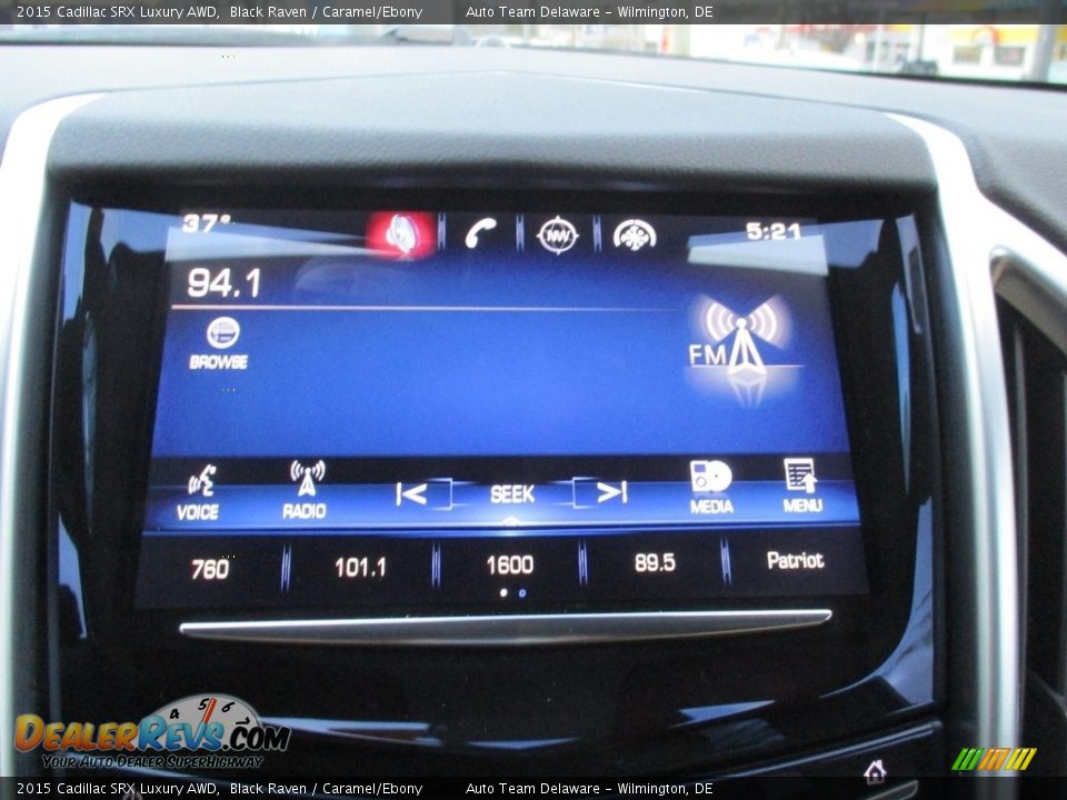2015 Cadillac SRX Luxury AWD Black Raven / Caramel/Ebony Photo #17
