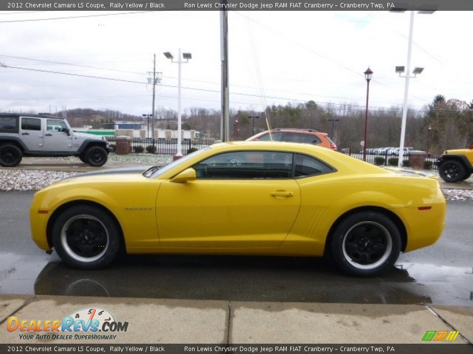 2012 Chevrolet Camaro LS Coupe Rally Yellow / Black Photo #10