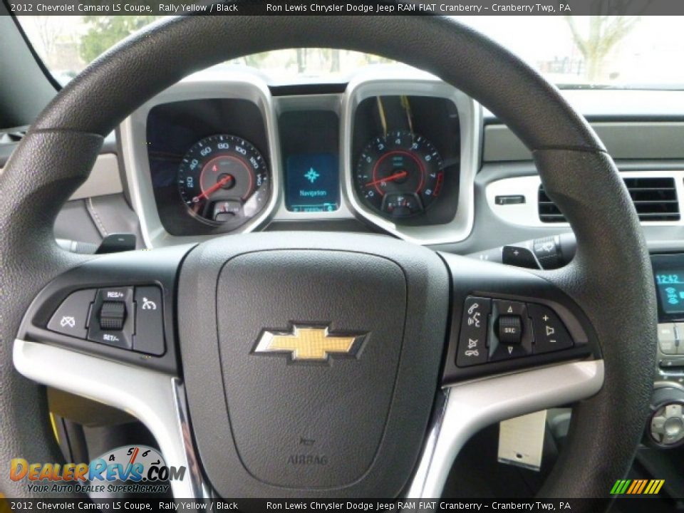 2012 Chevrolet Camaro LS Coupe Rally Yellow / Black Photo #17