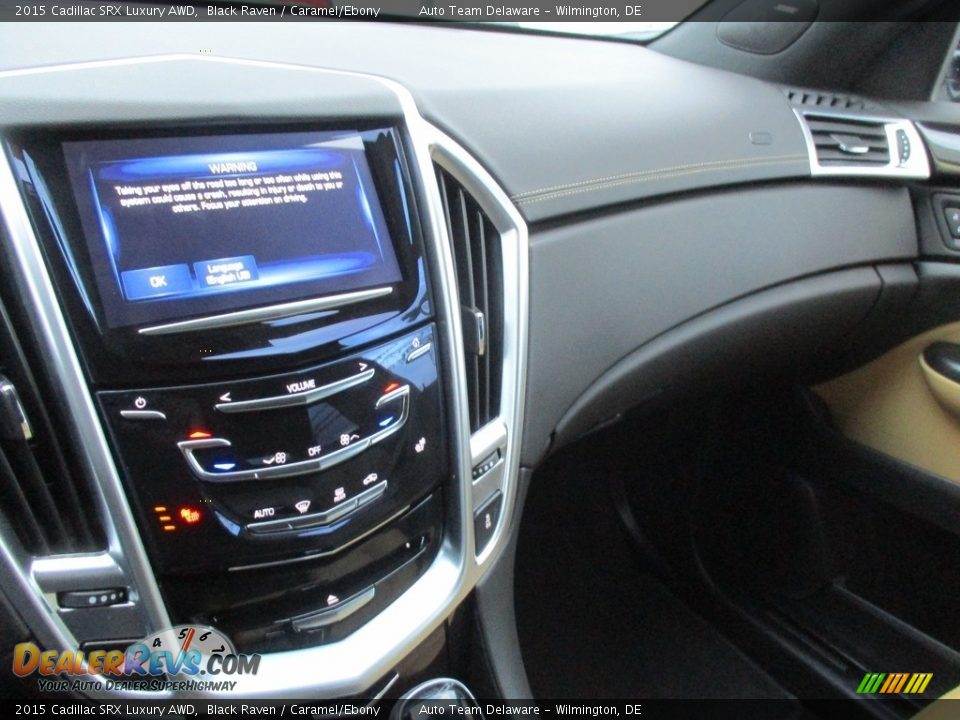 2015 Cadillac SRX Luxury AWD Black Raven / Caramel/Ebony Photo #24