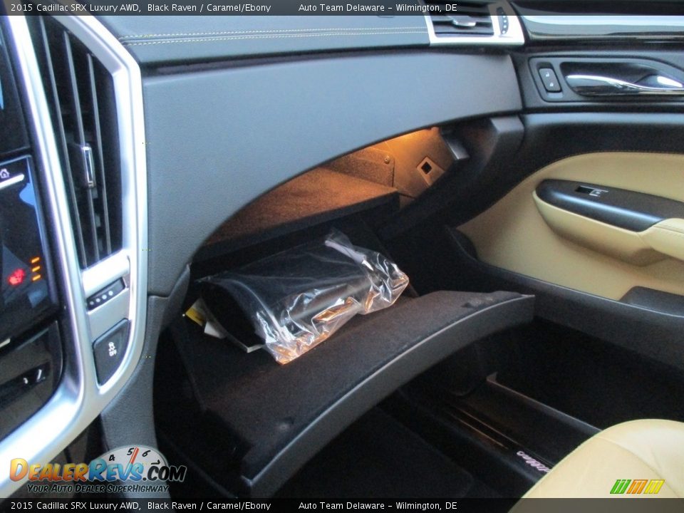 2015 Cadillac SRX Luxury AWD Black Raven / Caramel/Ebony Photo #25