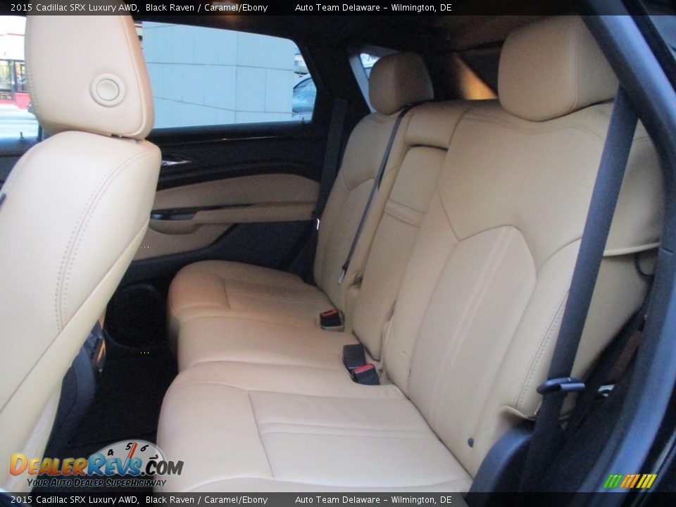2015 Cadillac SRX Luxury AWD Black Raven / Caramel/Ebony Photo #28