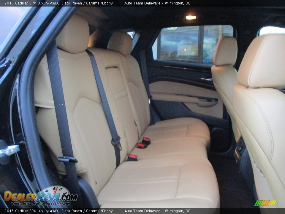 2015 Cadillac SRX Luxury AWD Black Raven / Caramel/Ebony Photo #29
