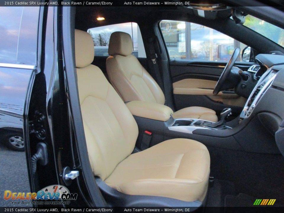 2015 Cadillac SRX Luxury AWD Black Raven / Caramel/Ebony Photo #30