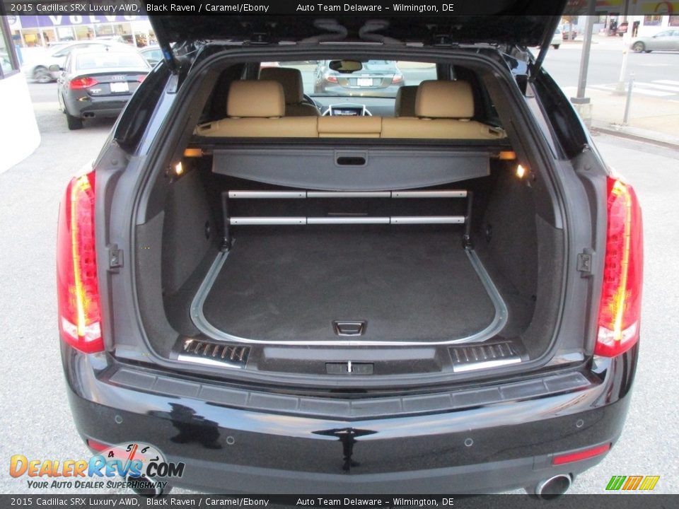 2015 Cadillac SRX Luxury AWD Black Raven / Caramel/Ebony Photo #32