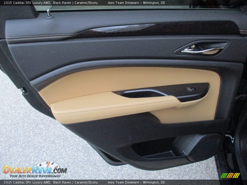 2015 Cadillac SRX Luxury AWD Black Raven / Caramel/Ebony Photo #34