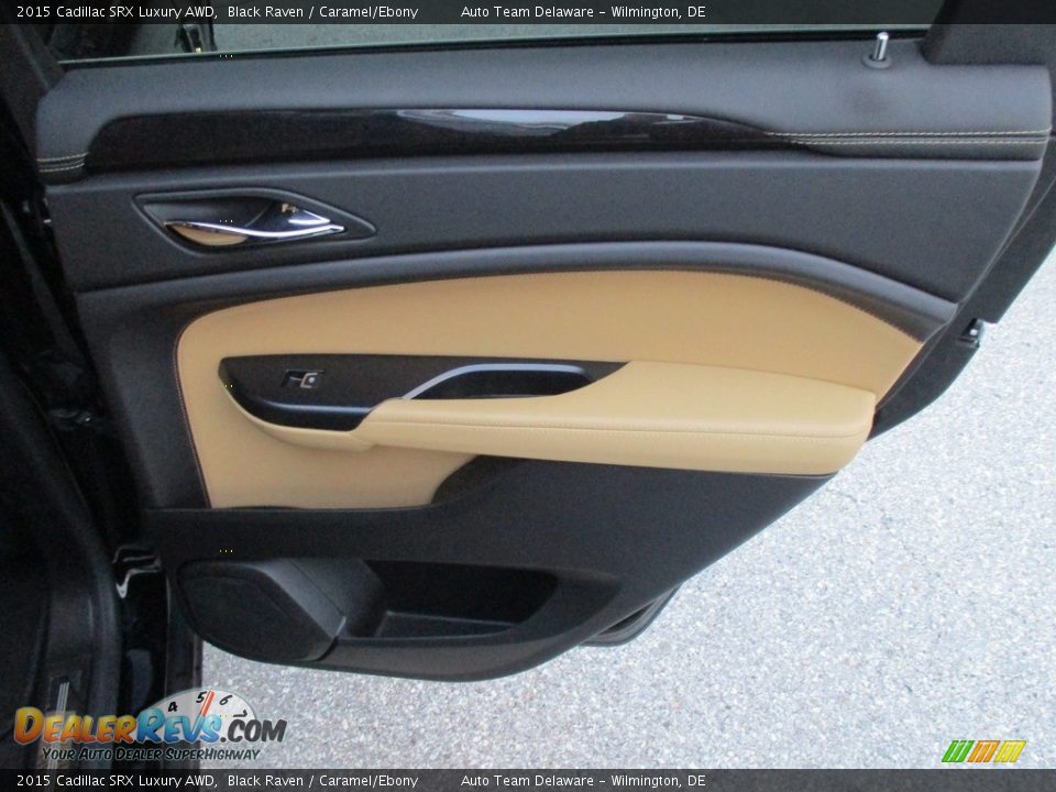 2015 Cadillac SRX Luxury AWD Black Raven / Caramel/Ebony Photo #35