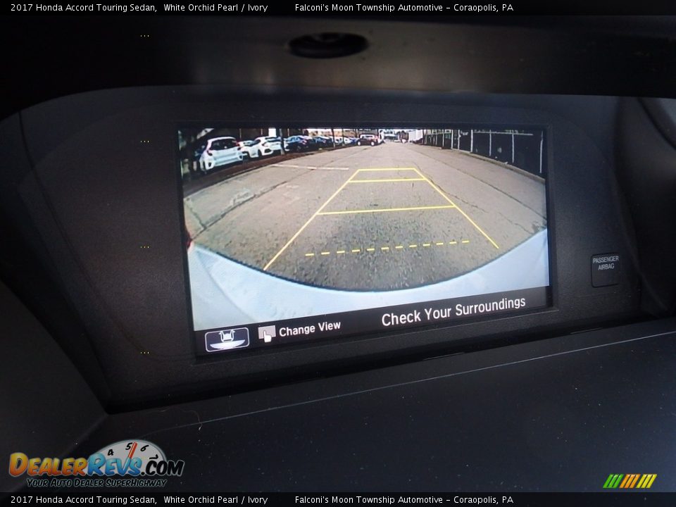 2017 Honda Accord Touring Sedan White Orchid Pearl / Ivory Photo #15