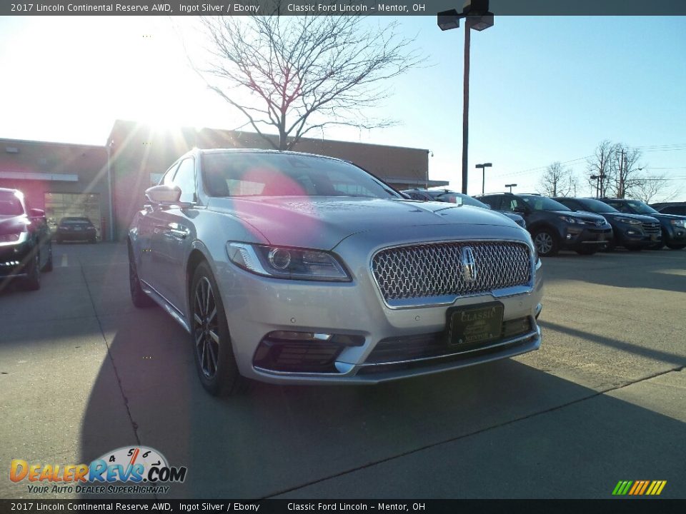 2017 Lincoln Continental Reserve AWD Ingot Silver / Ebony Photo #1