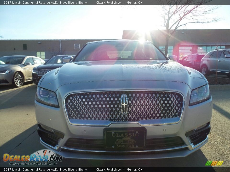 2017 Lincoln Continental Reserve AWD Ingot Silver / Ebony Photo #2