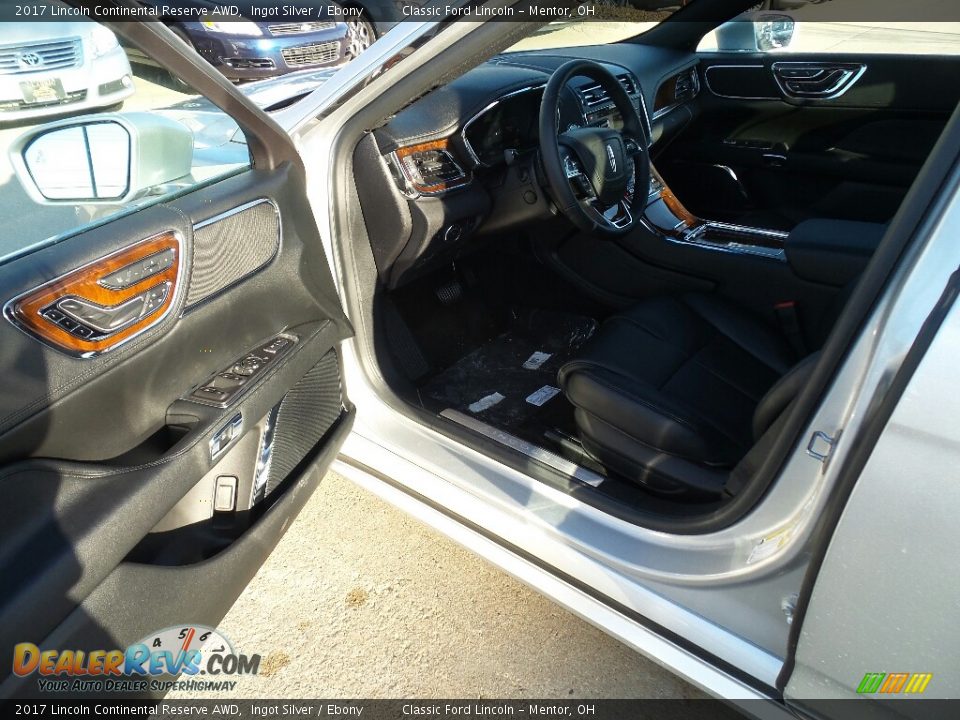 2017 Lincoln Continental Reserve AWD Ingot Silver / Ebony Photo #7