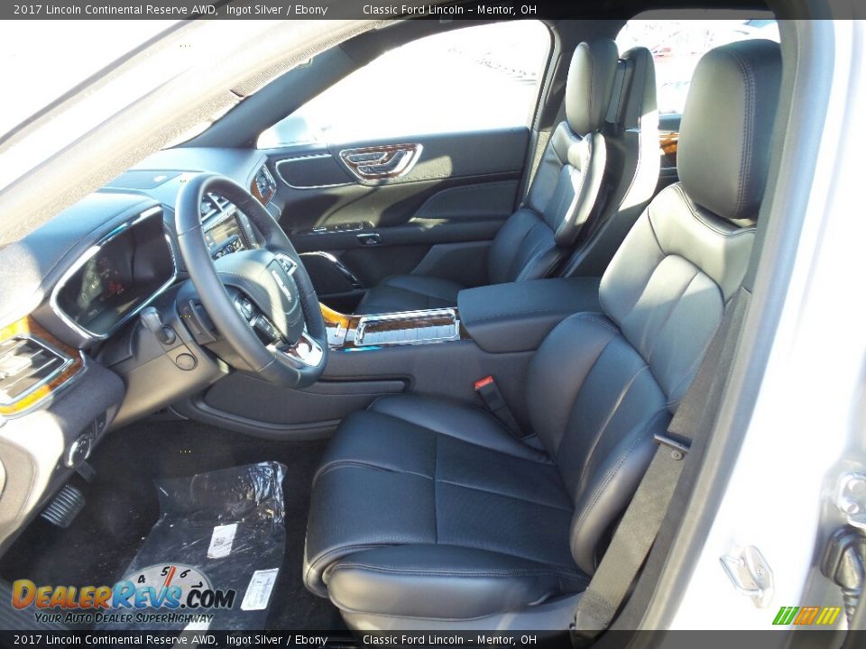 Front Seat of 2017 Lincoln Continental Reserve AWD Photo #8
