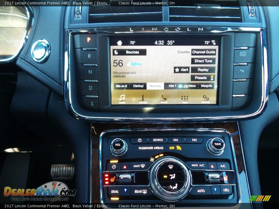 2017 Lincoln Continental Premier AWD Black Velvet / Ebony Photo #9
