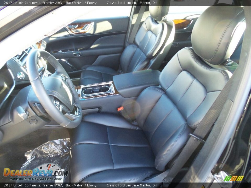 2017 Lincoln Continental Premier AWD Black Velvet / Ebony Photo #11
