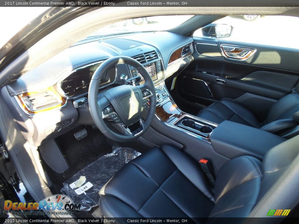 2017 Lincoln Continental Premier AWD Black Velvet / Ebony Photo #12