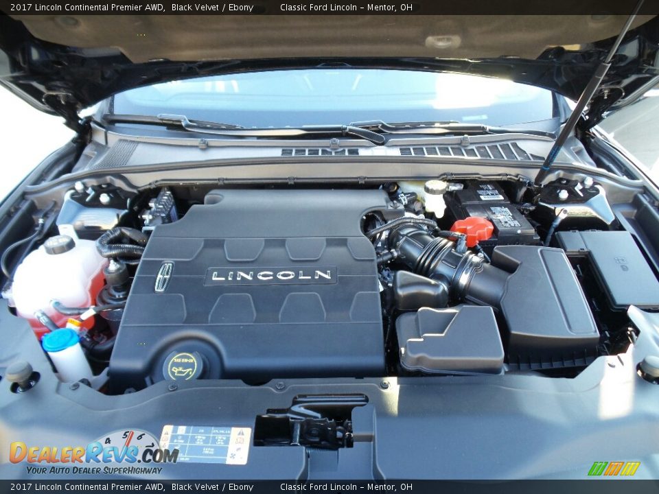 2017 Lincoln Continental Premier AWD Black Velvet / Ebony Photo #15