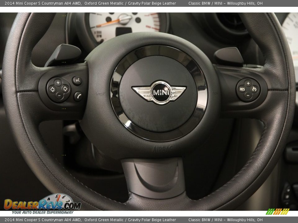 2014 Mini Cooper S Countryman All4 AWD Steering Wheel Photo #7