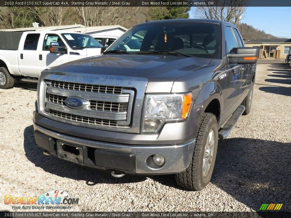 2013 Ford F150 XLT SuperCab 4x4 Sterling Gray Metallic / Steel Gray Photo #3