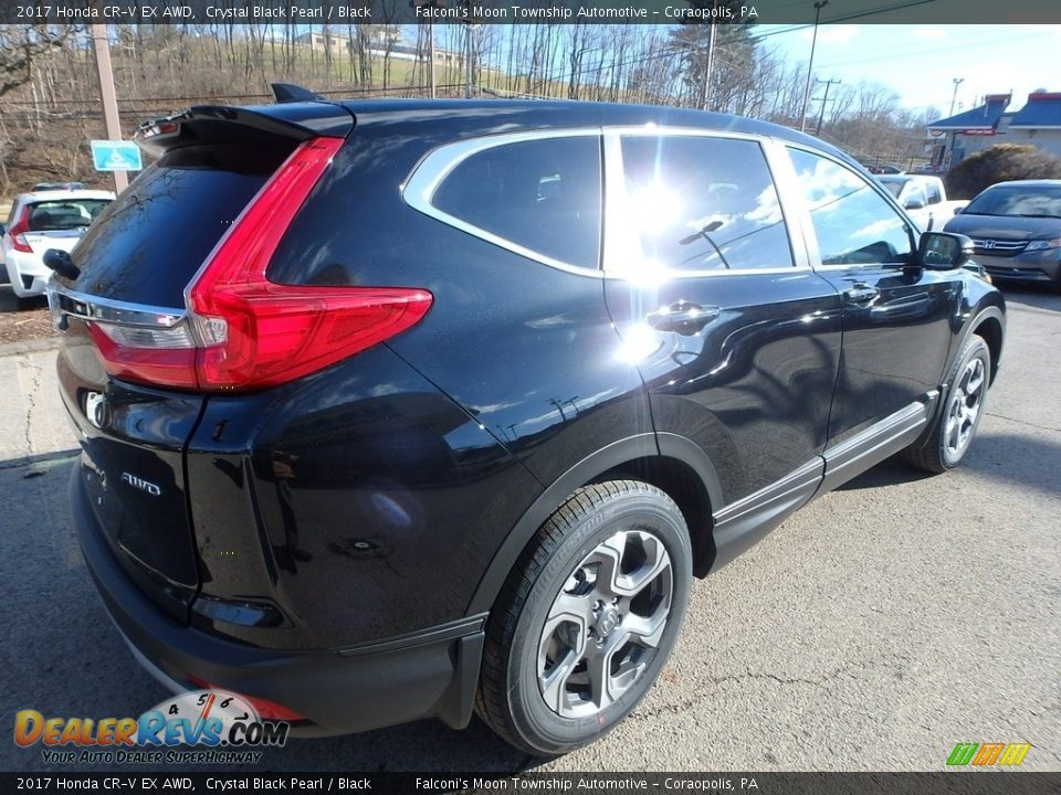 2017 Honda CR-V EX AWD Crystal Black Pearl / Black Photo #3