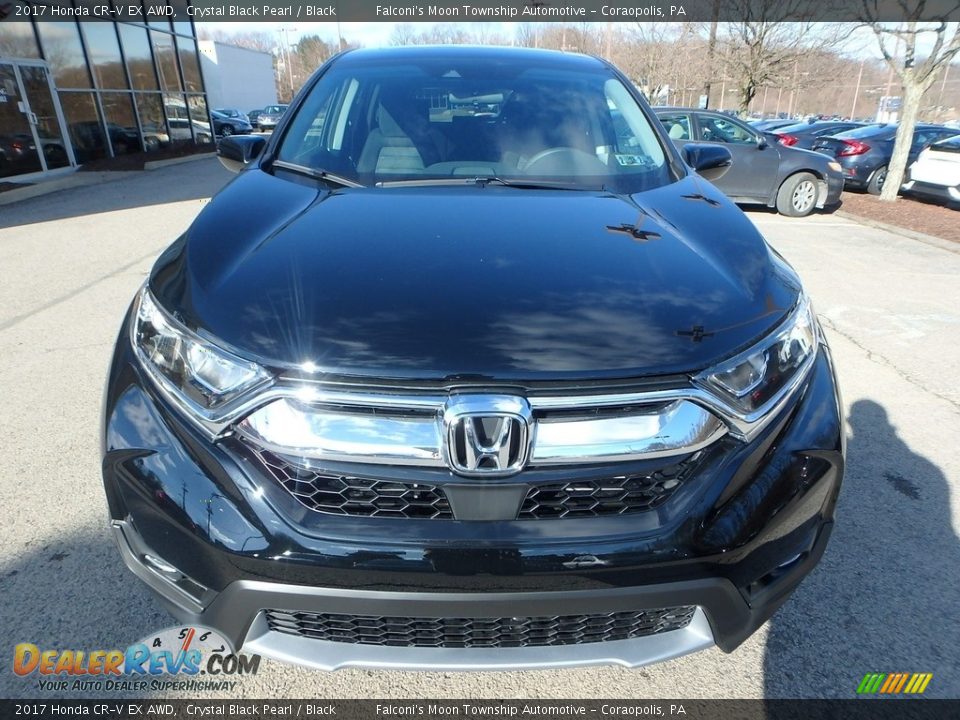 2017 Honda CR-V EX AWD Crystal Black Pearl / Black Photo #6