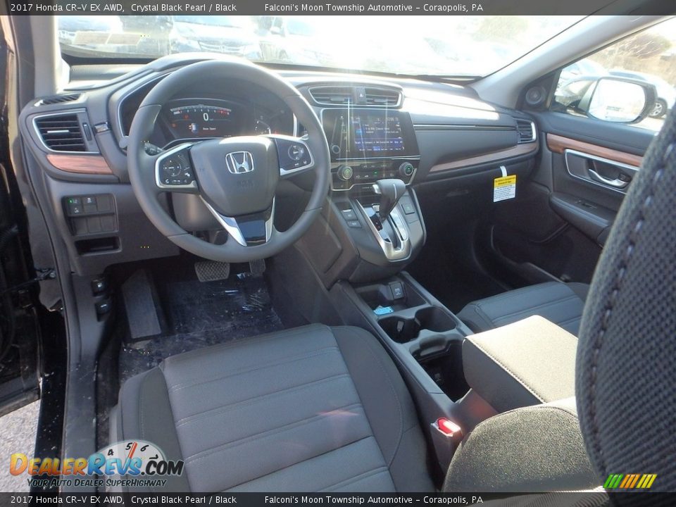 2017 Honda CR-V EX AWD Crystal Black Pearl / Black Photo #10