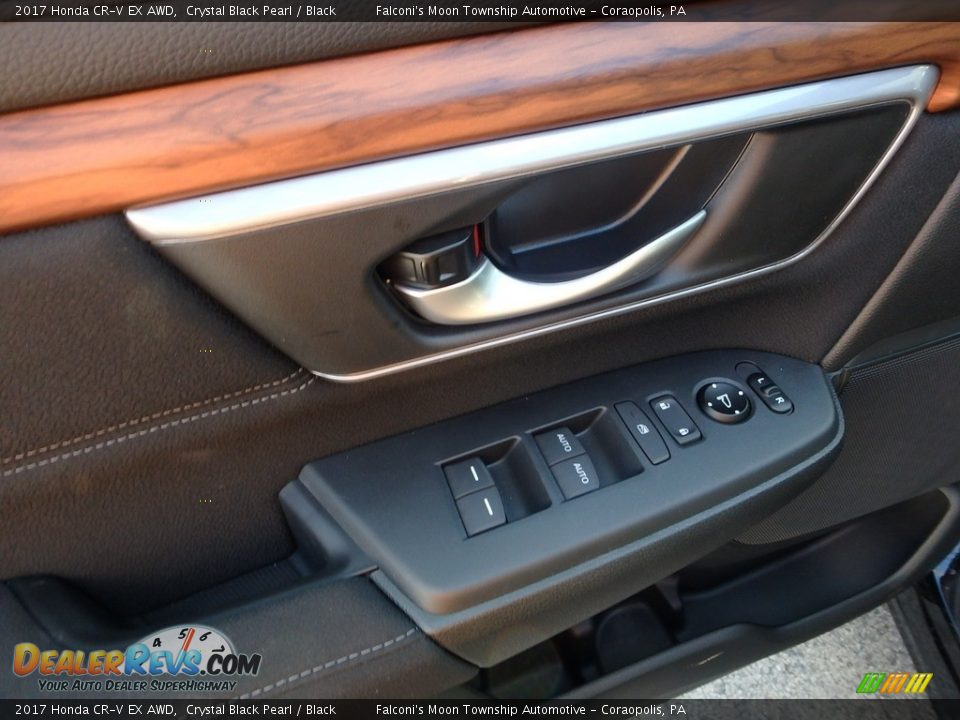 2017 Honda CR-V EX AWD Crystal Black Pearl / Black Photo #11