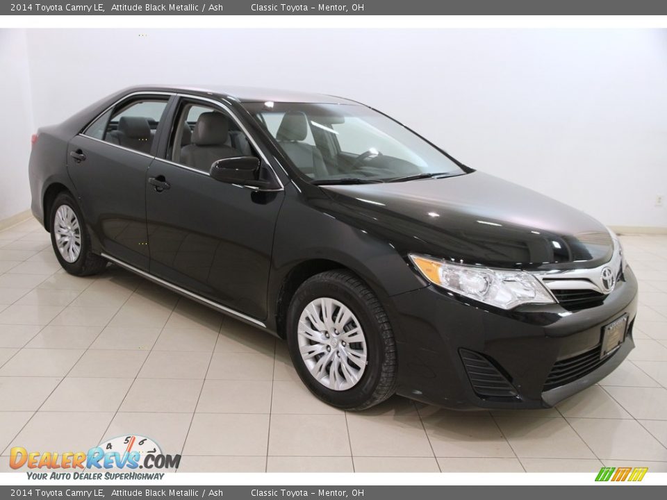 2014 Toyota Camry LE Attitude Black Metallic / Ash Photo #1