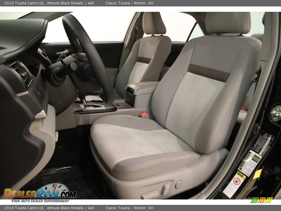 2014 Toyota Camry LE Attitude Black Metallic / Ash Photo #5
