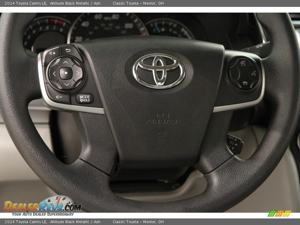 2014 Toyota Camry LE Attitude Black Metallic / Ash Photo #6