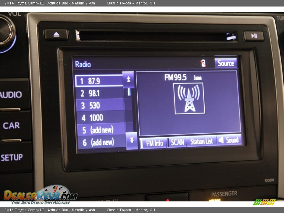 2014 Toyota Camry LE Attitude Black Metallic / Ash Photo #9