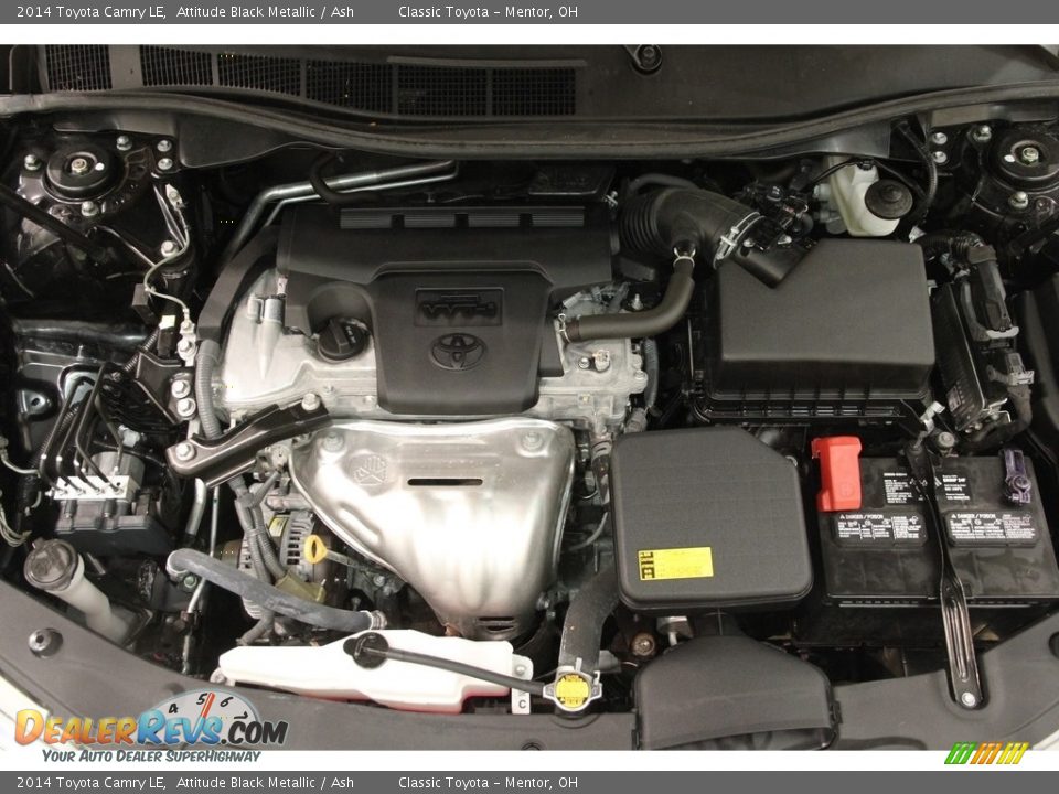 2014 Toyota Camry LE Attitude Black Metallic / Ash Photo #17