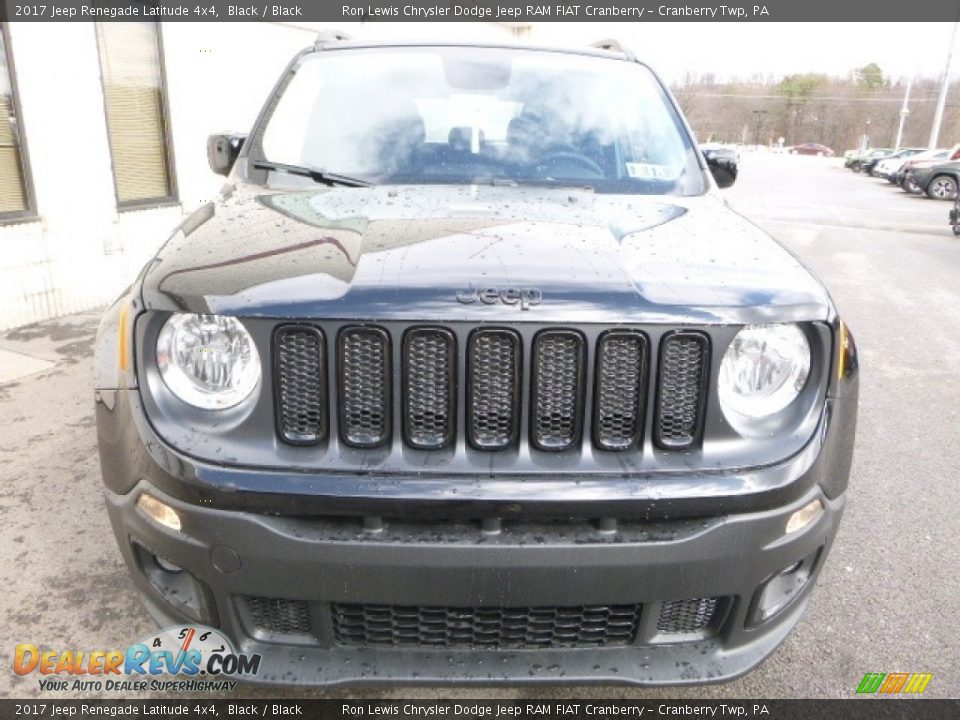 2017 Jeep Renegade Latitude 4x4 Black / Black Photo #11
