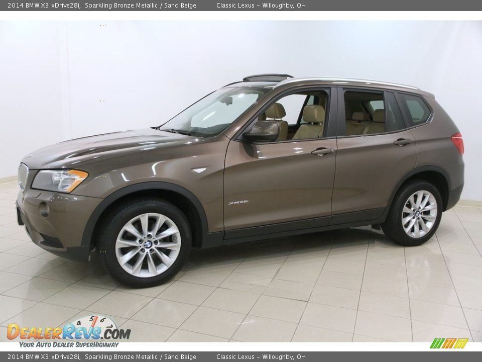Front 3/4 View of 2014 BMW X3 xDrive28i Photo #3