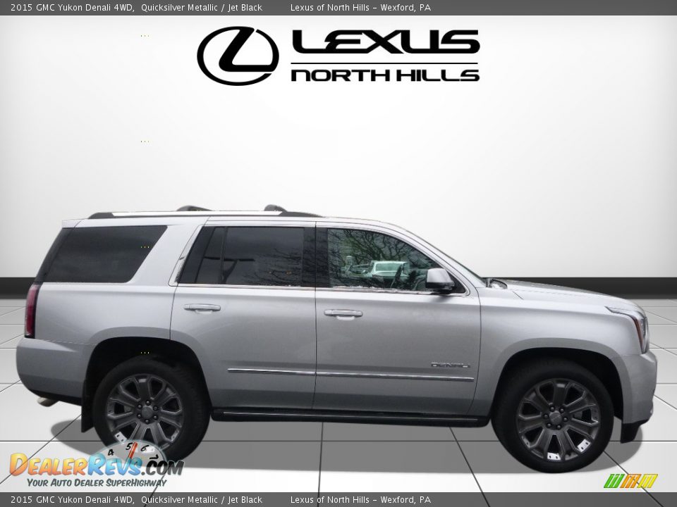 2015 GMC Yukon Denali 4WD Quicksilver Metallic / Jet Black Photo #2
