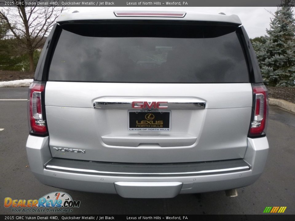 2015 GMC Yukon Denali 4WD Quicksilver Metallic / Jet Black Photo #6