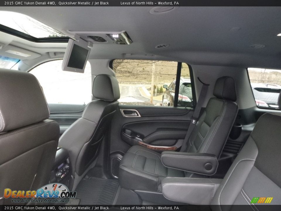 2015 GMC Yukon Denali 4WD Quicksilver Metallic / Jet Black Photo #9